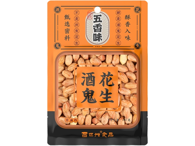 酒鬼花生·五香味烘炒花生120克